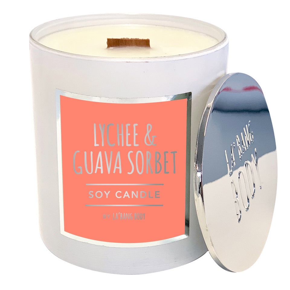 Wooden wick - Lychee & Guava Sorbet