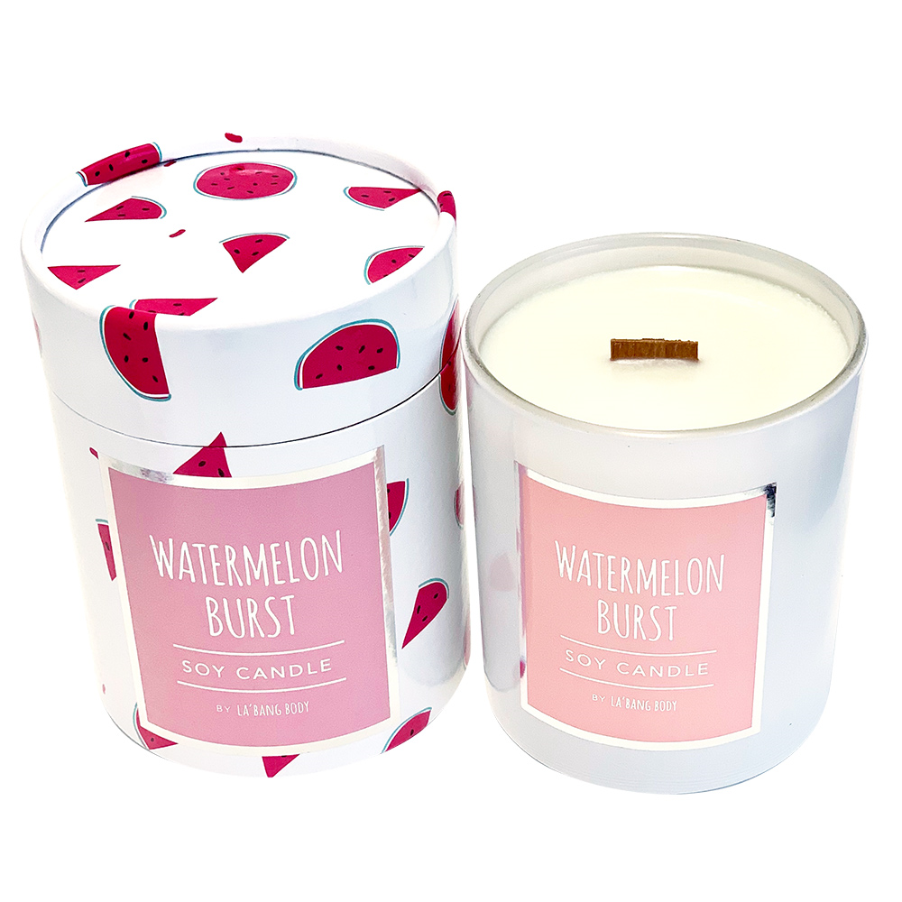 Wooden wick Candle - Watermelon Burst